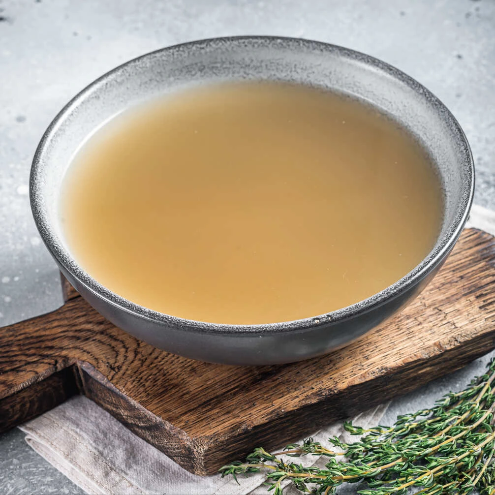 chicken bone broth for the That Bites! Superfood dog meal toppers made fresh in Calgary, AB