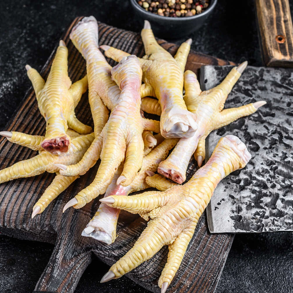 fresh chicken feet for the That Bites! Superfood dog meal toppers made fresh in Calgary, AB